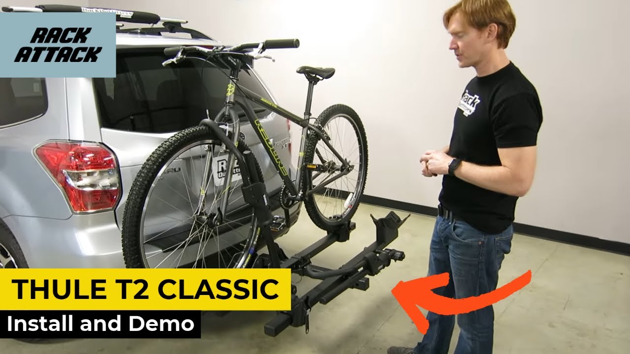 Thule T2 Classic 9044 Platform Hitch Bike Rack Install and Review