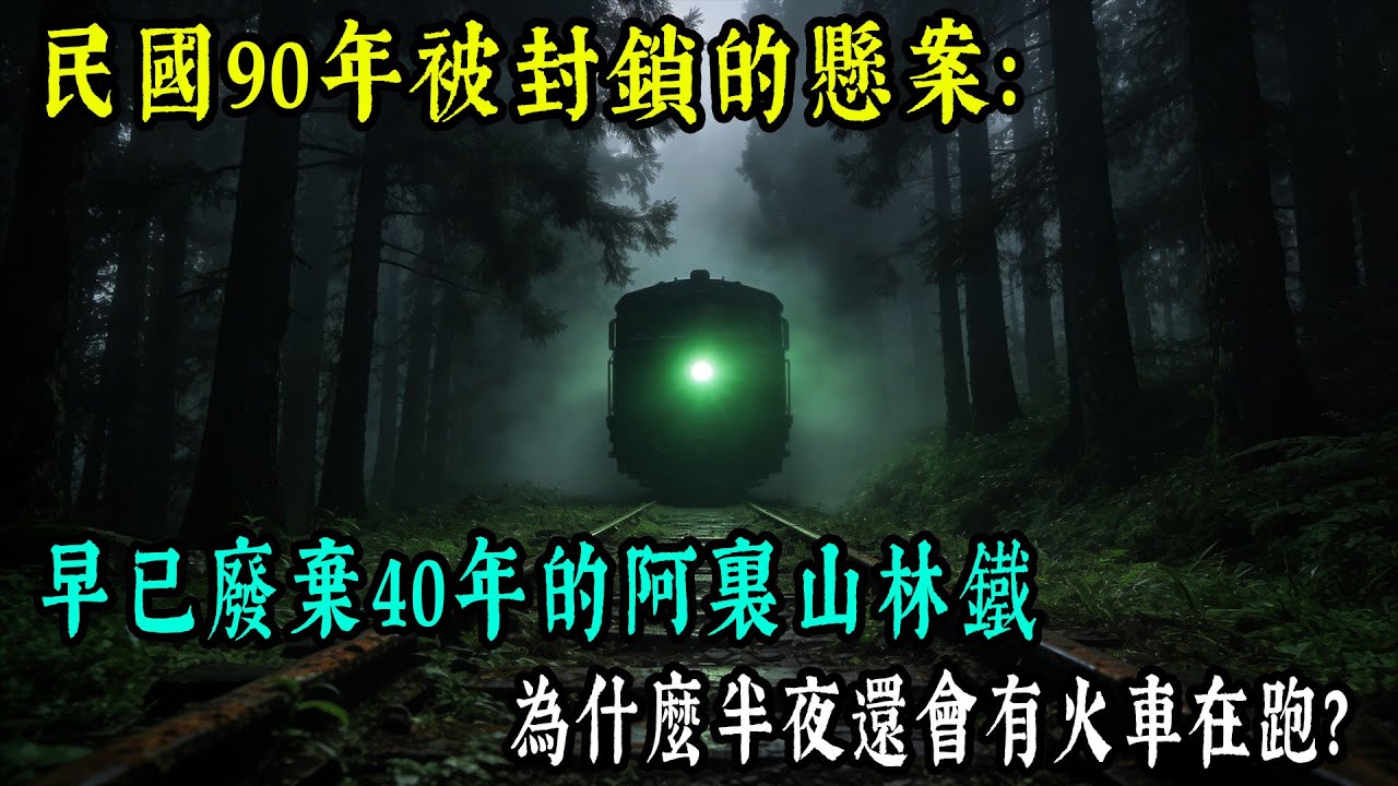 【老王故事會】民國90年被封鎖的懸案：早已廢棄40年的阿裏山林鐵，為什麼半夜還會有火車在跑？#原創 #情感 #民間故事 #真實故事 #中老年生活 #台灣