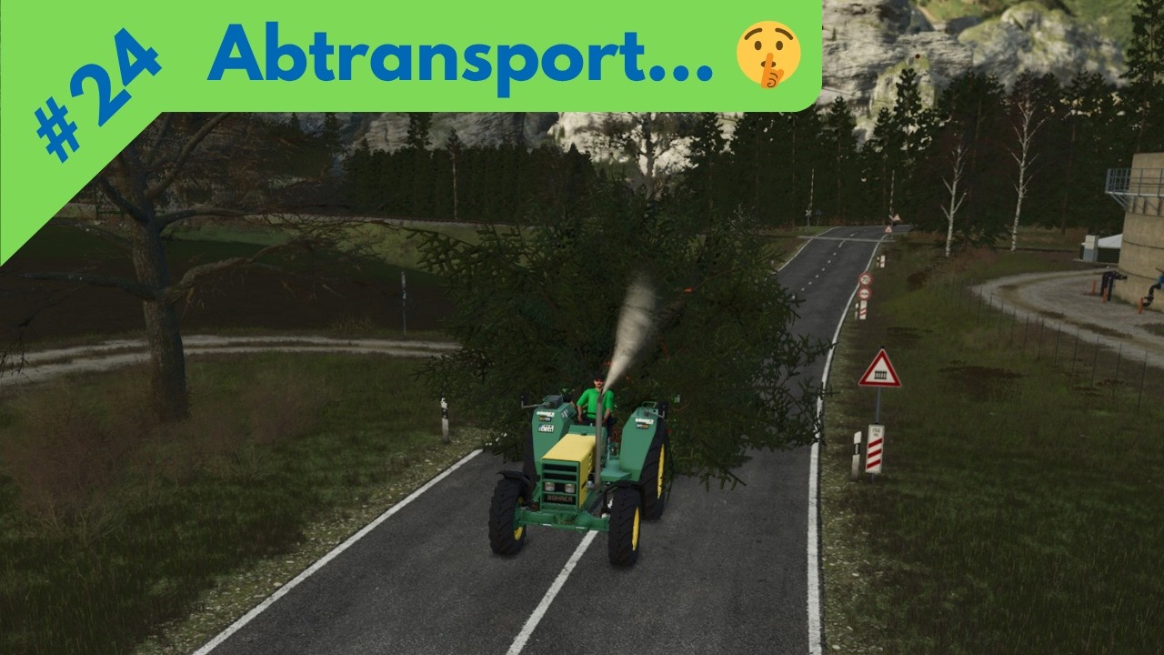 LS25 🚜 Teure Feldzufahrt &ndash; beim Abtransport wird improvisiert #24 🚜 Hof in Geistal
