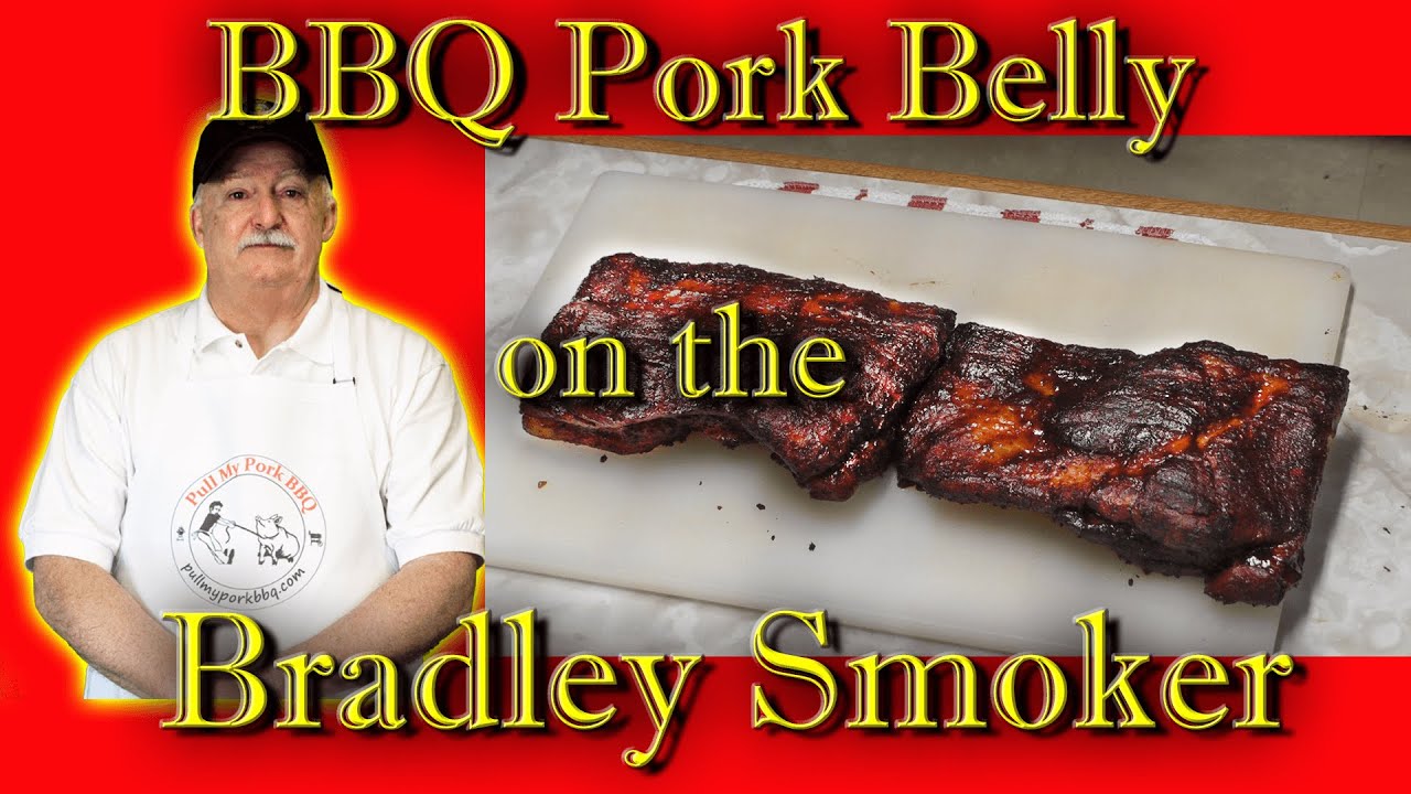 BBQ Pork Belly on the Bradley Smoker