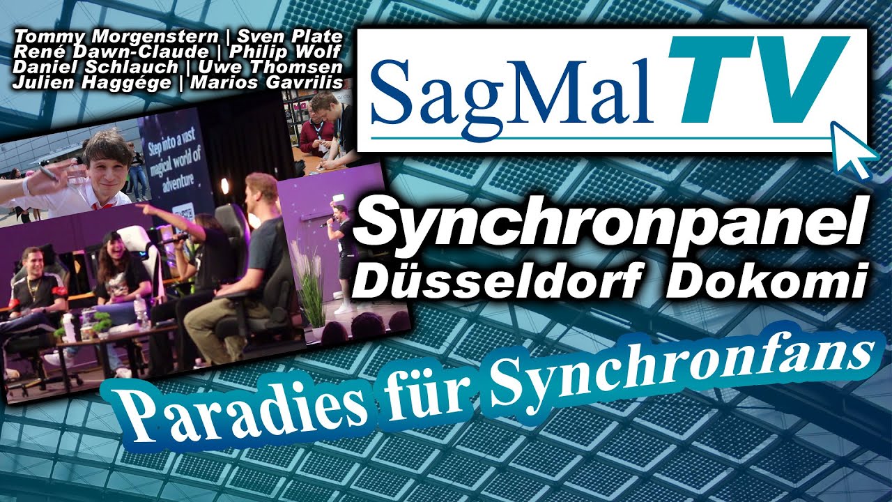 SagMalTV // Dokomi Synchronsprecher Panel 2023 (u.a. mit Tommy Morgenstern & Live-Kamehameha)