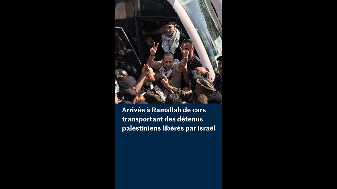 Gaza : arriv&eacute;e des d&eacute;tenus palestiniens lib&eacute;r&eacute;s par Isra&euml;l