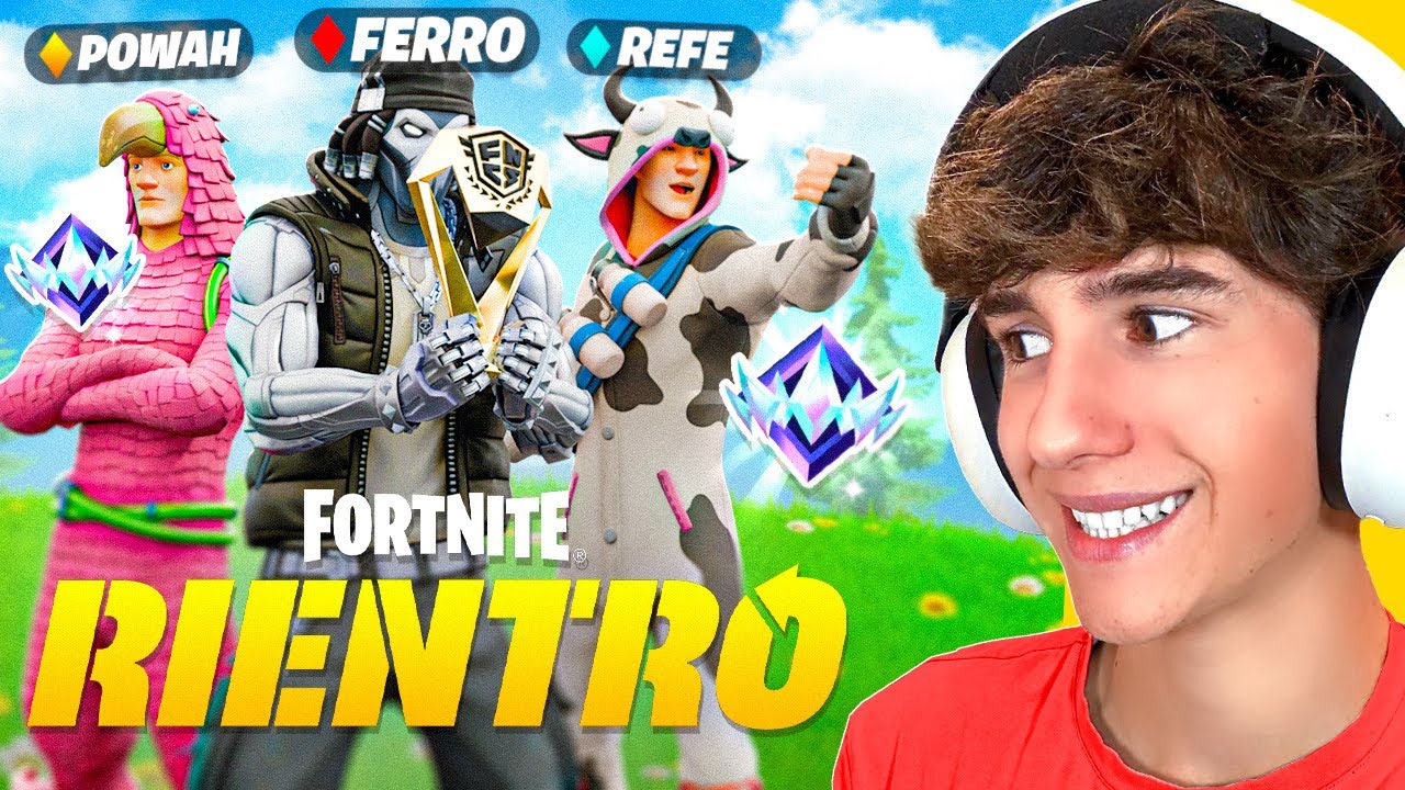 ARRIVO UNREAL in RANKED RIENTRO con REFE e POWAH!! Capitolo 6 Fortnite ITA