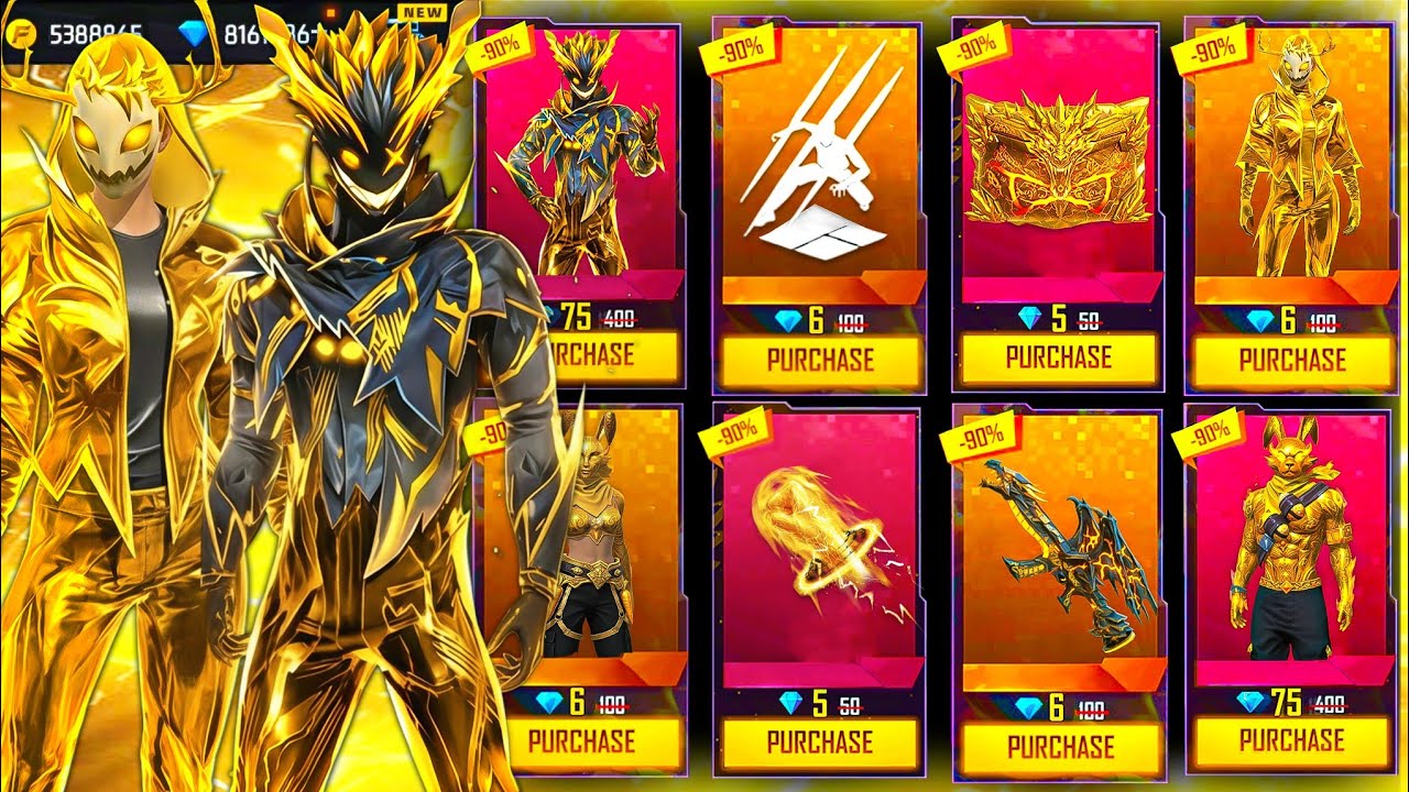 Buying 22000+ Diamonds, Evo Golden Streak Bundle, Max Evo Gun Skin & New Year Event On Subscriber ID