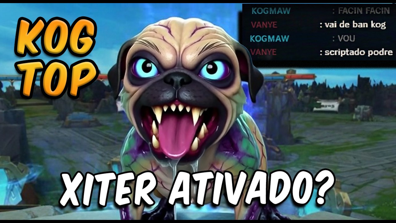 ME CHAMARAM DE HACK! O Kog'Maw Top que Derreteu Tudo Sozinho!