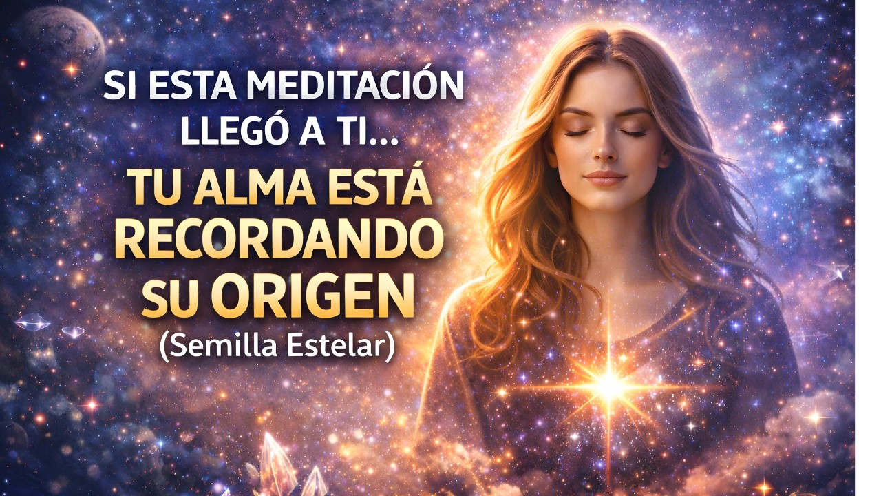 Si Esta Meditación Llegó a Ti… Tu Alma Está Recordando su Origen ✨ (Semilla Estelar)