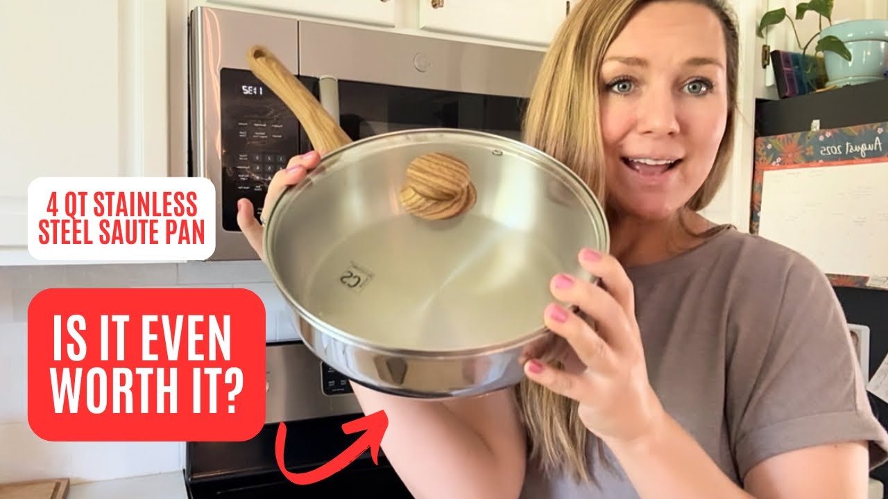 Best Affordable Stainless Steel Pan? | KOCH SYSTEME CS Saut&eacute; Pan Review