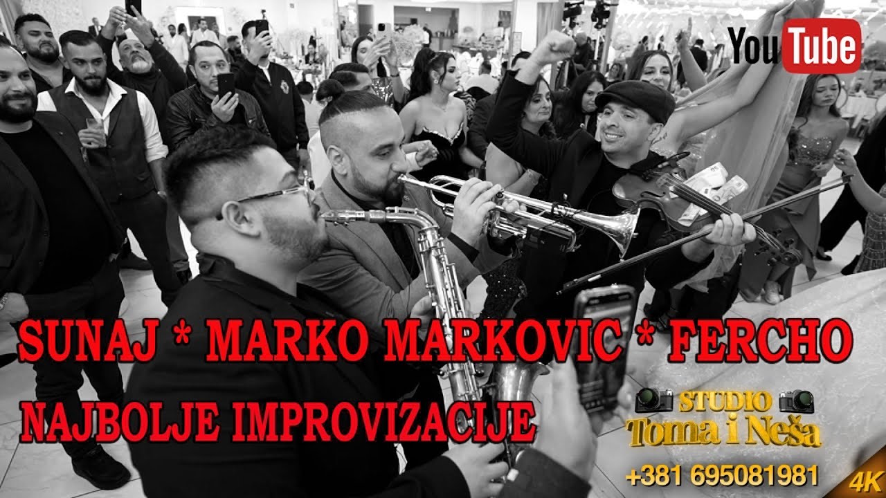 SUNAJ - MARKO MARKOVIC - FERCHO - NESA BAJRAMOVIC najbolje improvizacije liveee- studio Toma Nesa