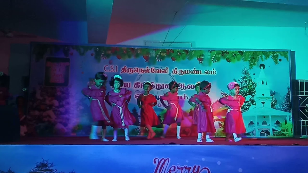 sunday school student Christmas dance CHETTIKULAM