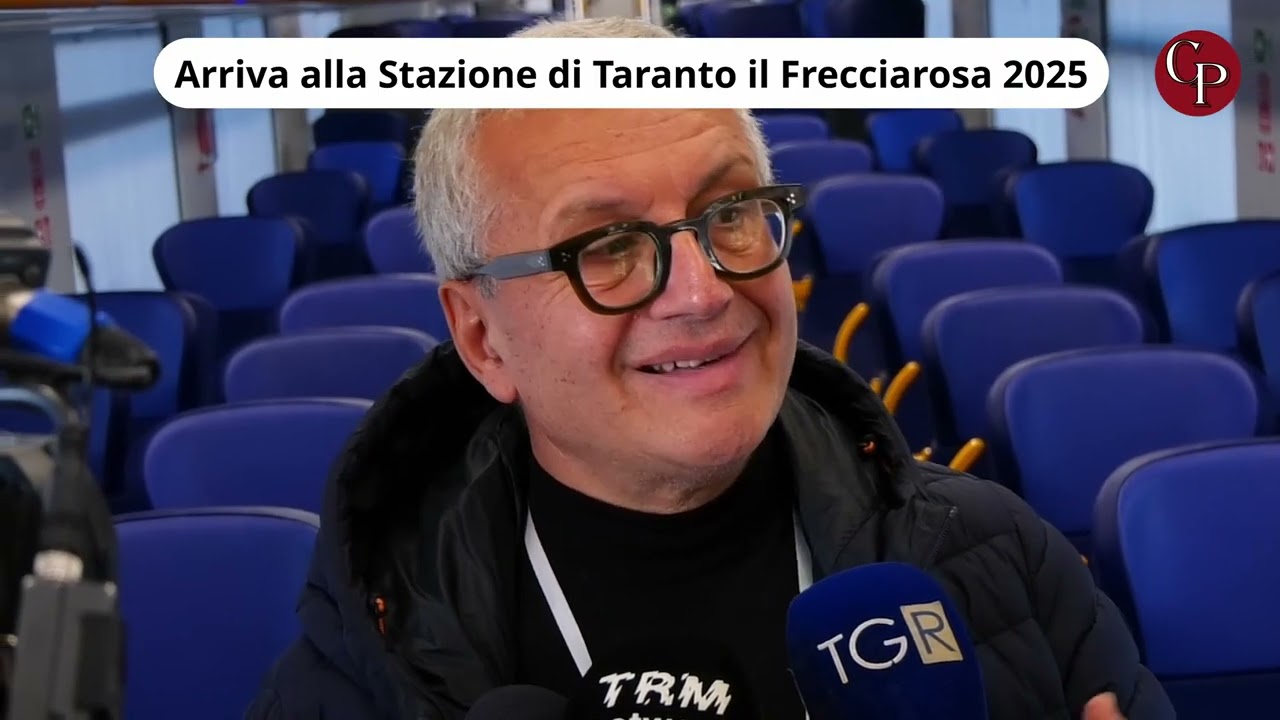 Arriva alla Stazione di Taranto il Frecciarosa 2025