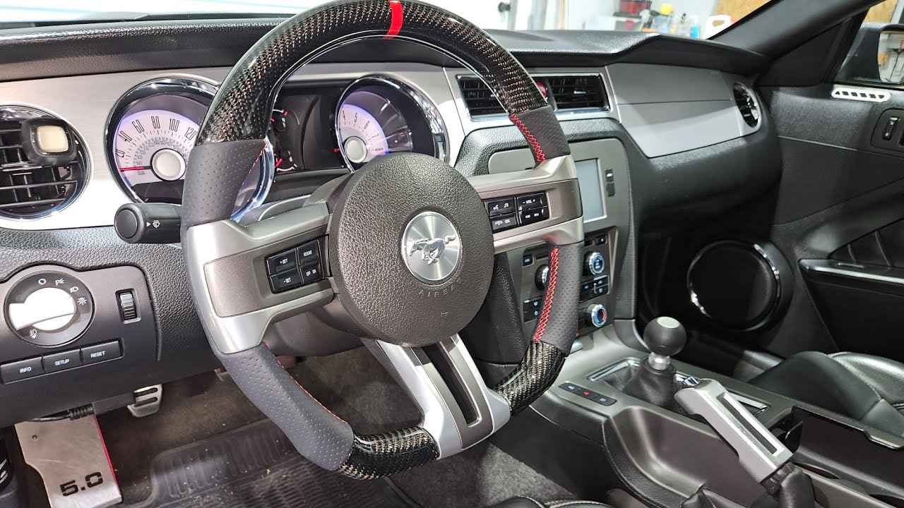 2012 Mustang GT Ikon Motorsports Steering Wheel Installation