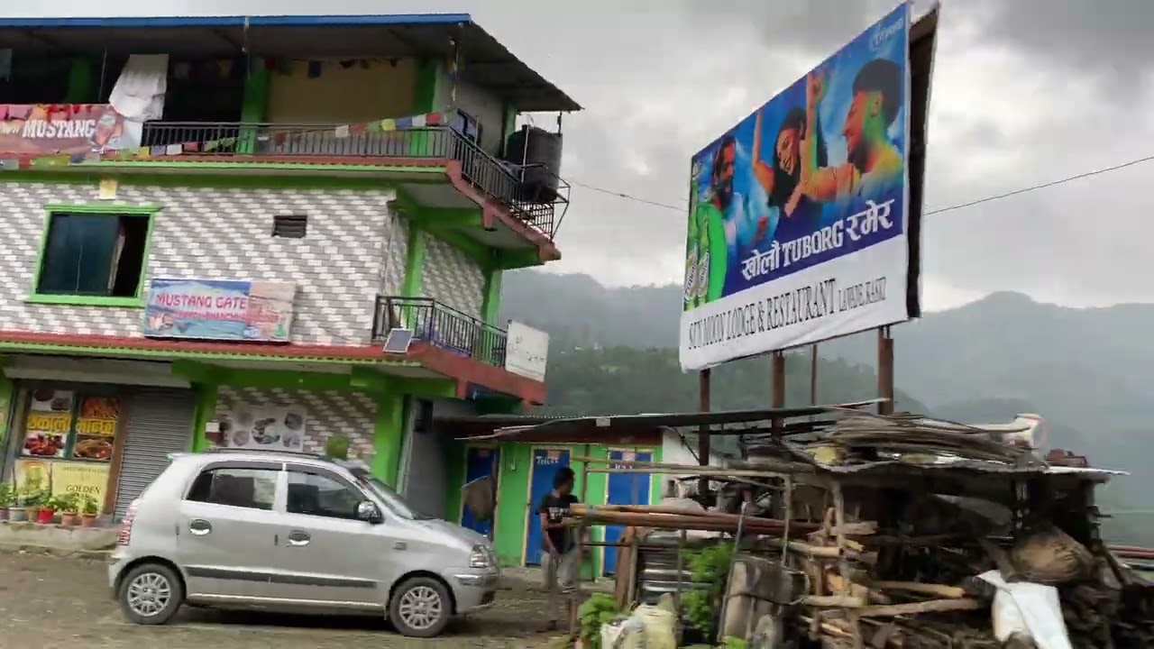 Beautiful Nepal: driving from Pokhara to Dhikur Pokhari Kaski on way to Gyandi Parbat, Aug 05, 2022.