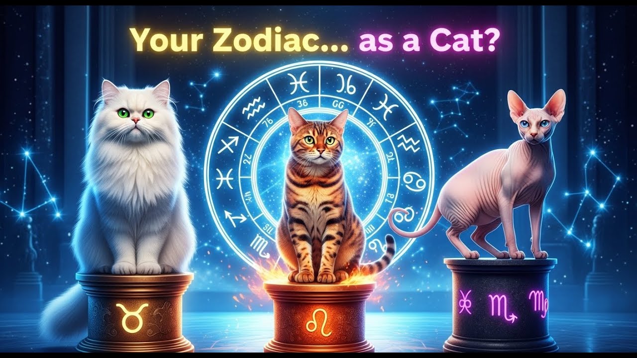 The Zodiac Signs as Cats 🐾 Your True Feline Spirit Revealed