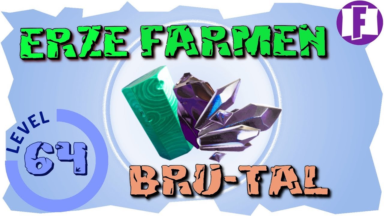 Malachit Obsidian und Schattensplitter Farmen - Fortnite Rette die Welt Guide