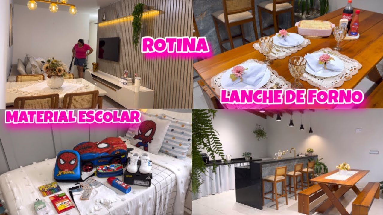 MATERIAL ESCOLAR 📚| LANCHE DE FORNO DELÍCIA| COMPRINHAS PRO LAR🏡|ROTINA DE DONA DE CASA| MARYA ALVES