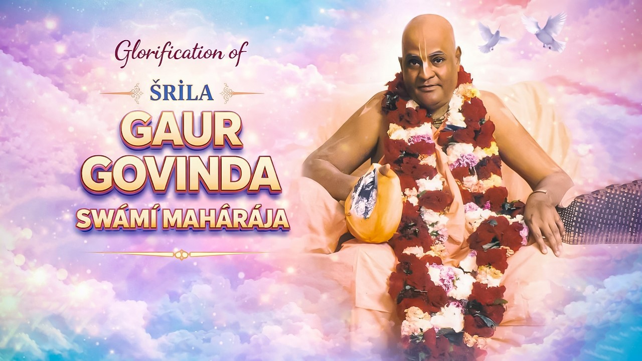 Glorification of Śrīla Gaur Govinda Swāmī Mahārāja | 06.02.2026 | ISKCON Govardhan