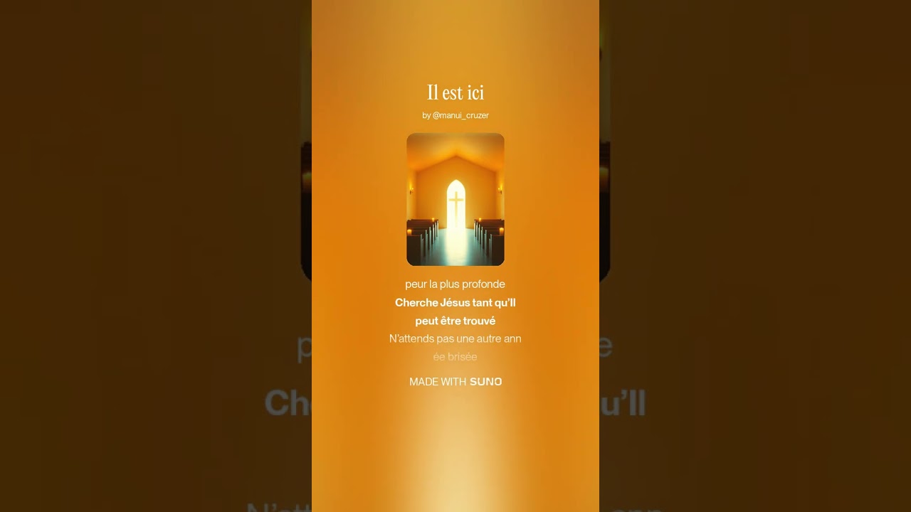 Il est ici - Christian French Song