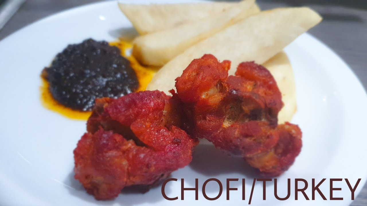 HOW TO PREPARE CHOFI/TURKEY |Ghana street food|