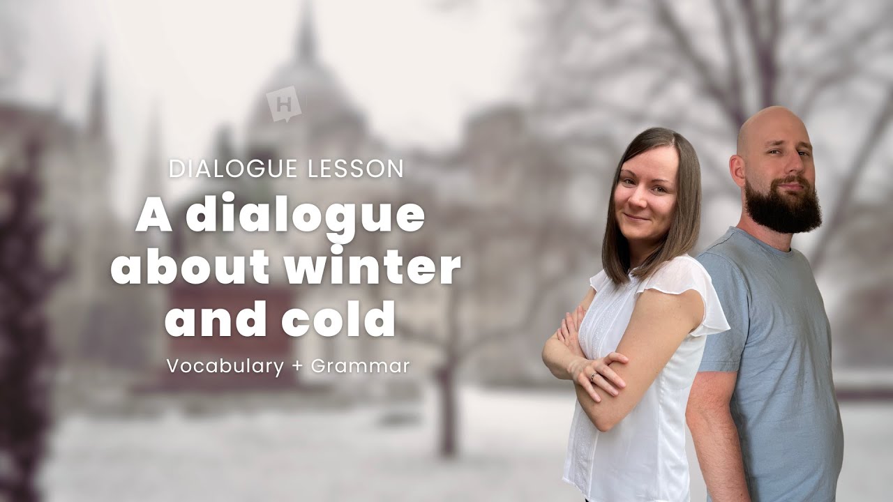 A Hungarian dialogue about winter and cold (with HU and ENG subtitles) #learnhungarian
