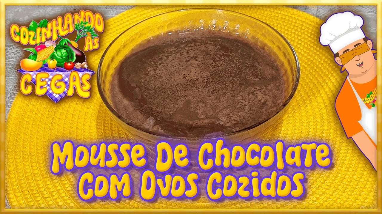 MOUSSE DE CHOCOLATE COM OVOS COZIDOS  VOCÊ NÃO VAI ACREDITAR NESSE RESULTADO