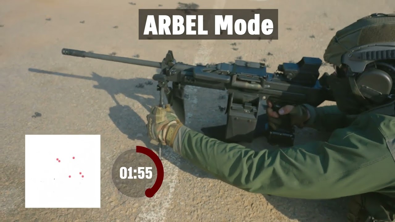 IWI Arbel Negev 100m under stress
