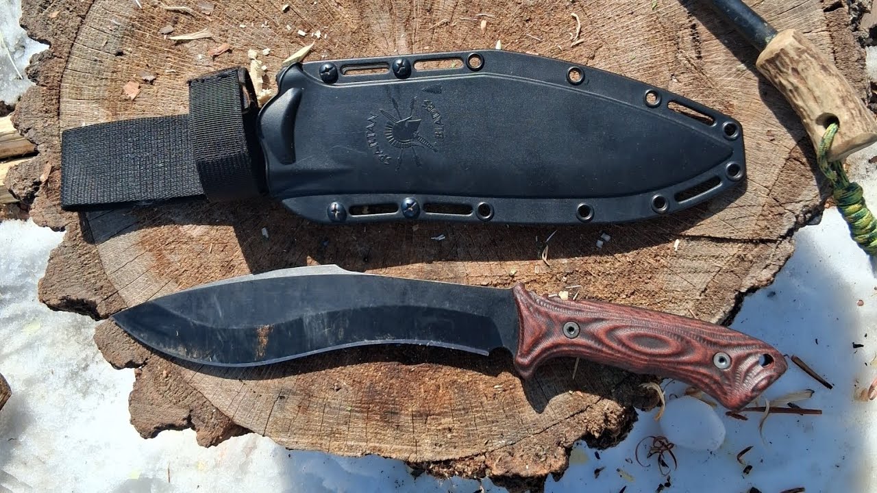 SPARTAN-HARSEY KUKRI with Lucas Carroll custom scales!