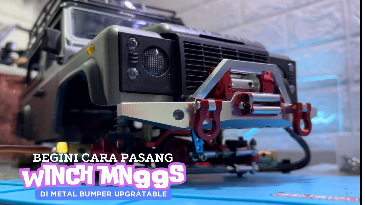 Cara pasang winch Di Metal Bumper MN99s Non PNP || mudah tapi agak ribet biar kokoh dan solid |omewa