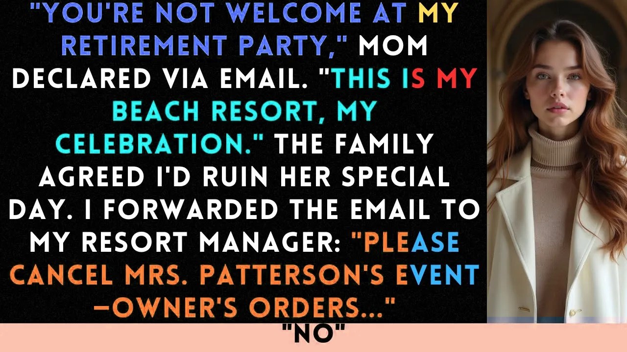 Mom Uninvited Me From 'Her Beach Resort' Retirement Party — Then The Resort Owner Cancelled Her...