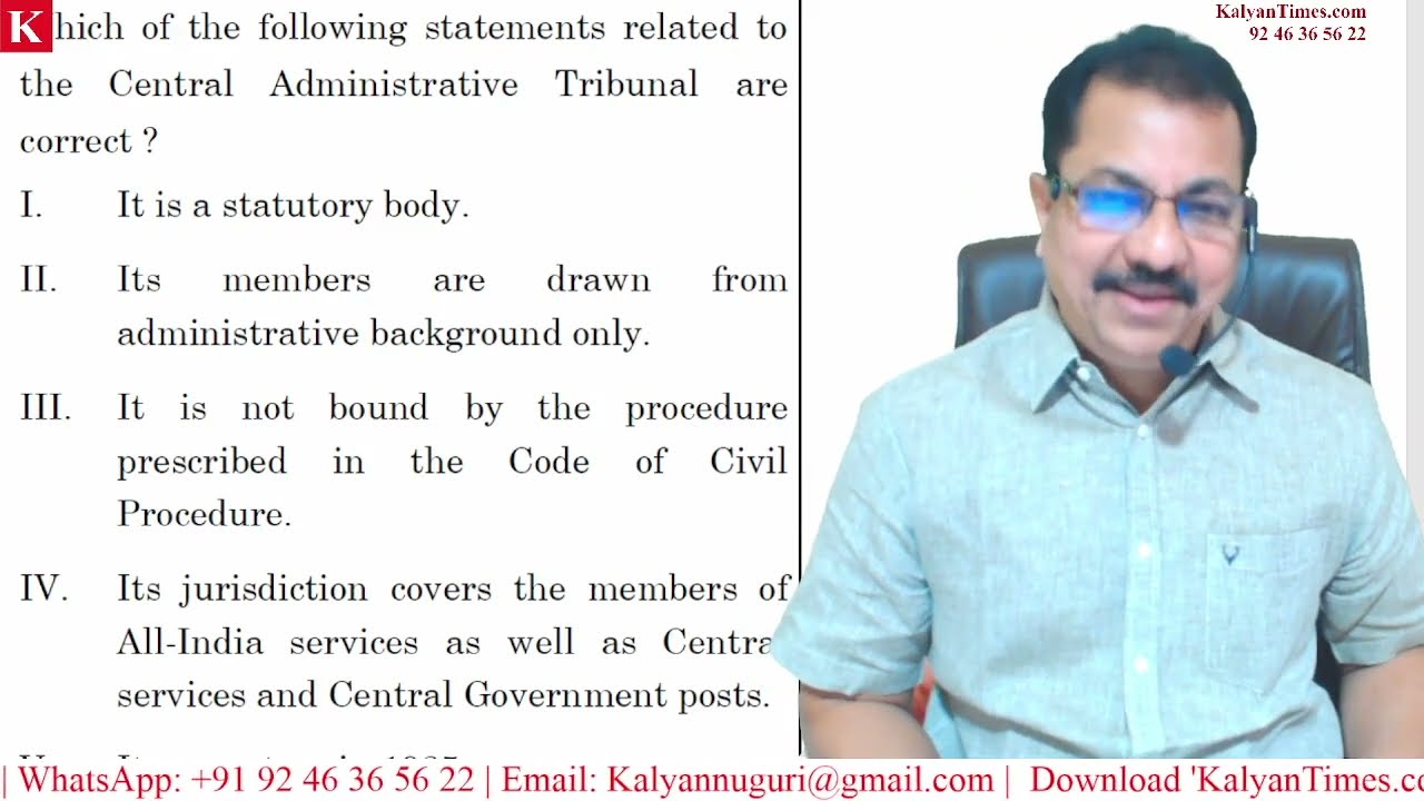 Facts About Central Administrative Tribunal (CAT) - KalyanTimes.com