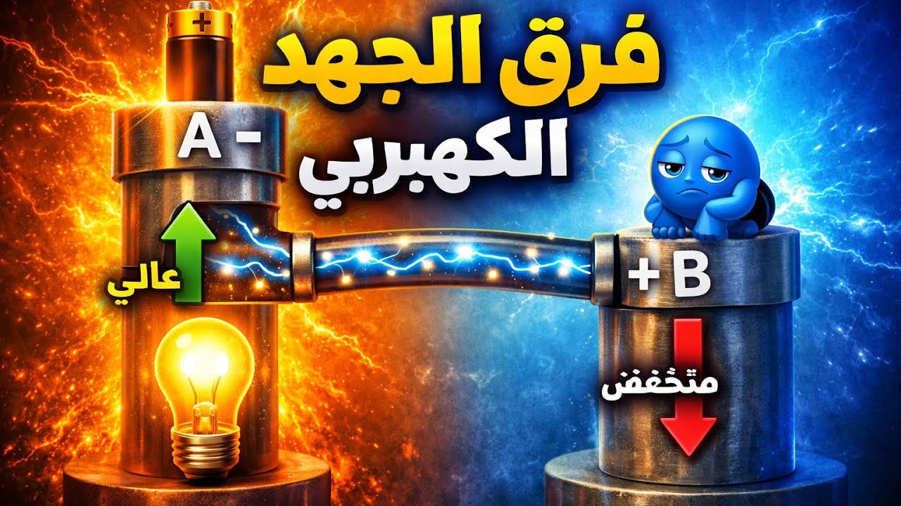 شرح خصائص التيار الكهربي علوم الصف الثالث الإعدادي الترم الثاني 2026|جزء 2 فرق الجهد الكهربي