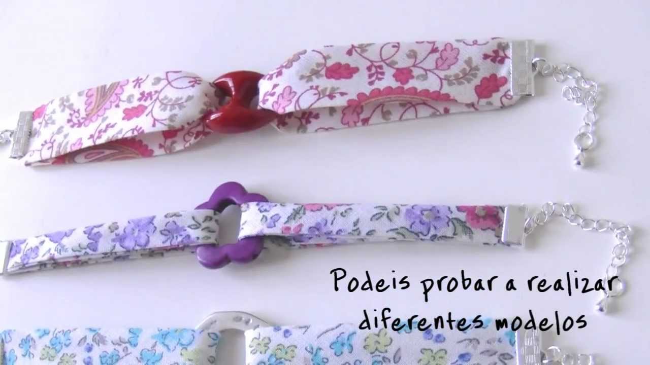 Companion Video 2 DIY - Pulsera de tela con eslabon central