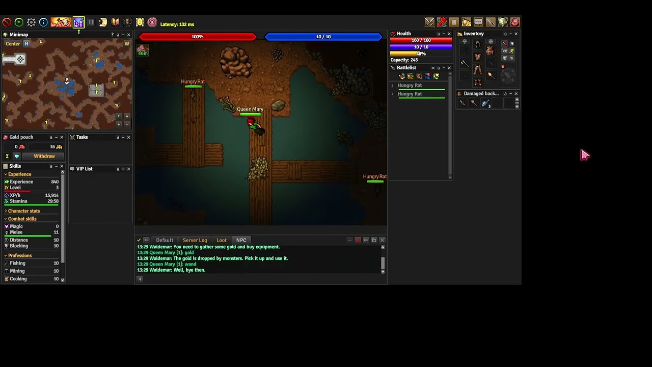 Medivia Novus - Combat Knife Quest