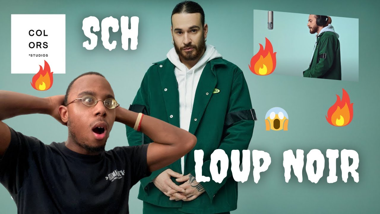 AMERICAN REACTS TO FRENCH RAP 🇫🇷  | SCH - Loup Noir | A COLORS SHOW | THE BEST IN THE GAME!!