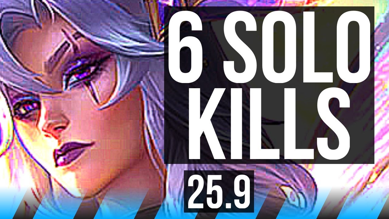 KATARINA vs AURORA (MID) | 6 solo kills, Legendary, 600+ games | KR Master | 25.9