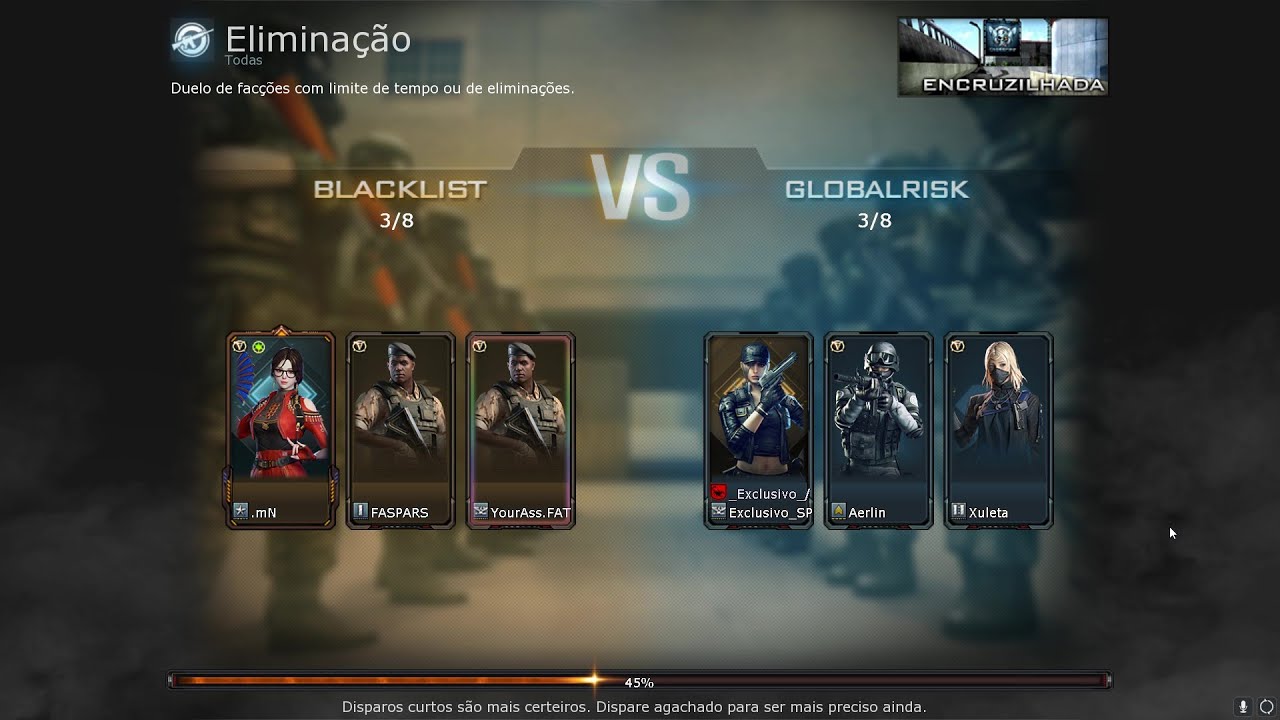 Crossfire AL - Modo eliminação (ME) - Encruzilhada (2024)