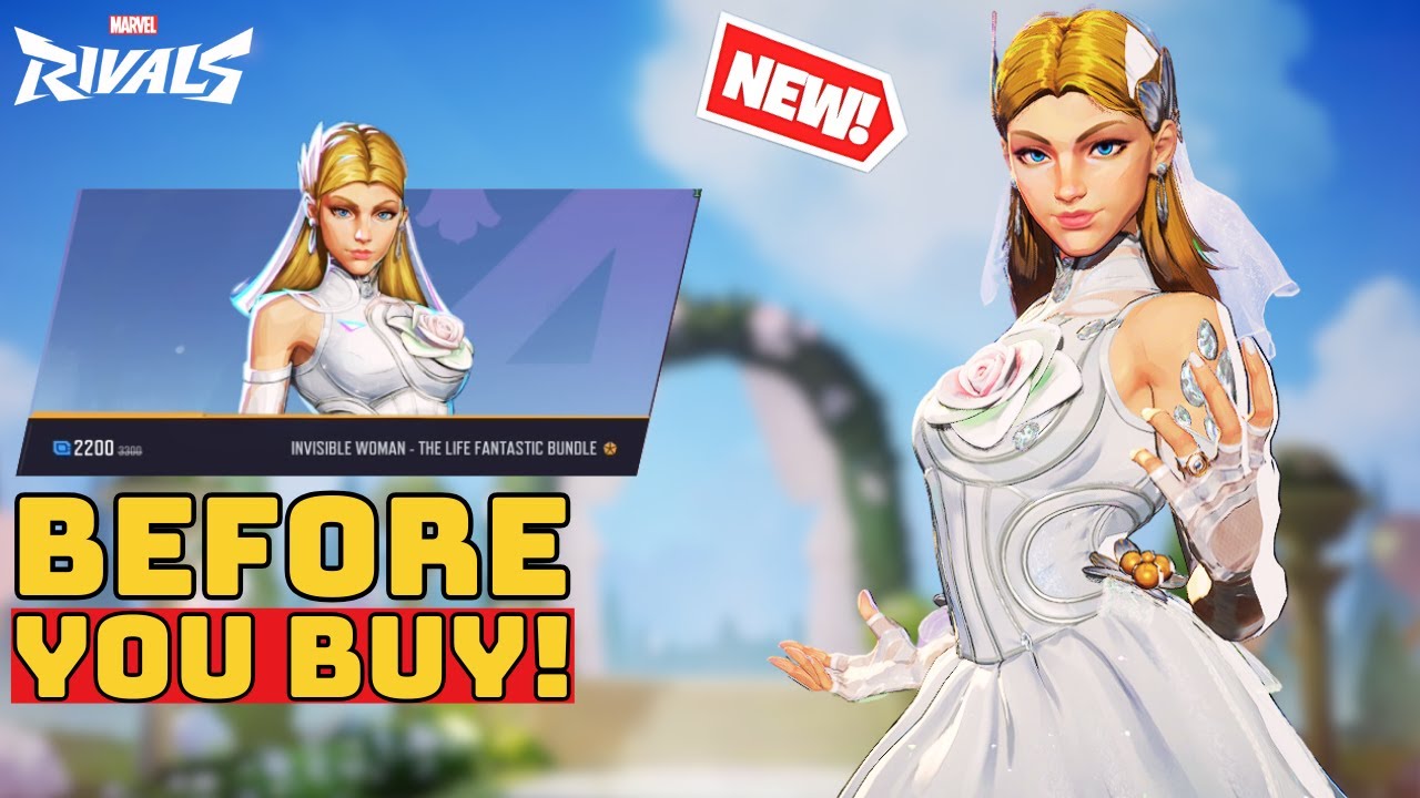 INVISIBLE WOMAN THE LIFE FANTASTIC SKIN SHOWCASE | Before You Buy - Marvel Rivals