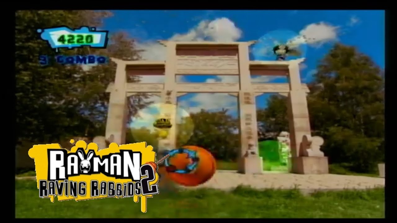 Rayman Raving Rabbids 2 - Shooting Games: Year of the Rabbid