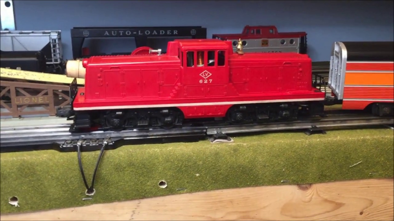 Lionel Postwar 627 Lehigh Valley 44 Ton Diesel Switcher Locomotive