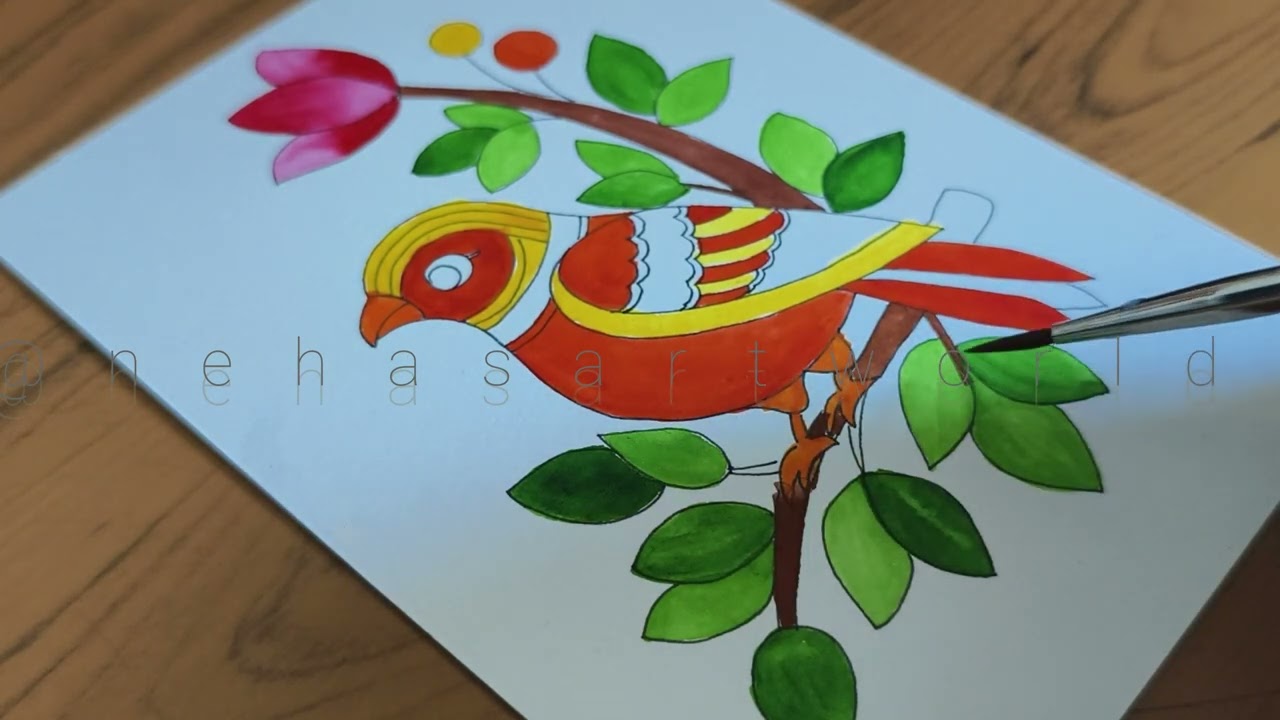 Bird coloring 