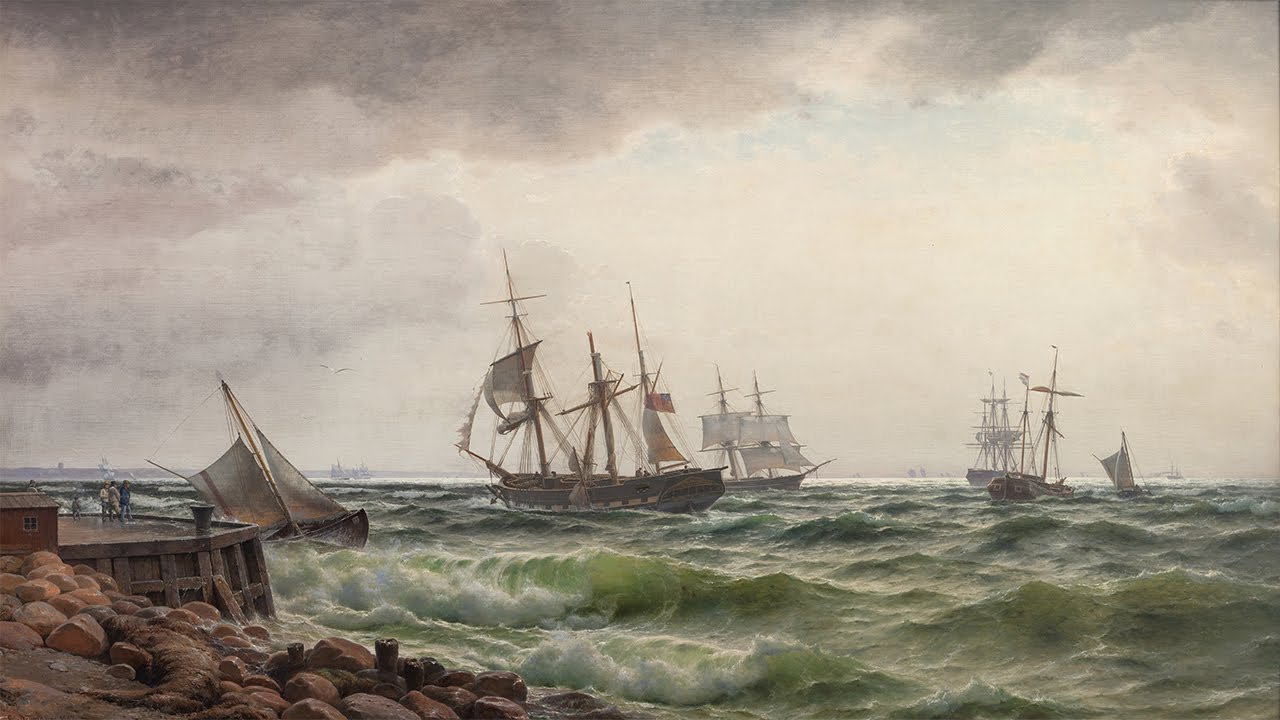 Ships & Storms | Vintage Art Slideshow For Your TV | 3 Hrs of 4K HD Paintings