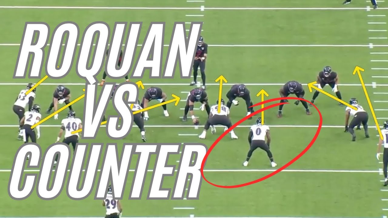 FILM STUDY: Ravens LB Roquan Smith against COUNTER O/F