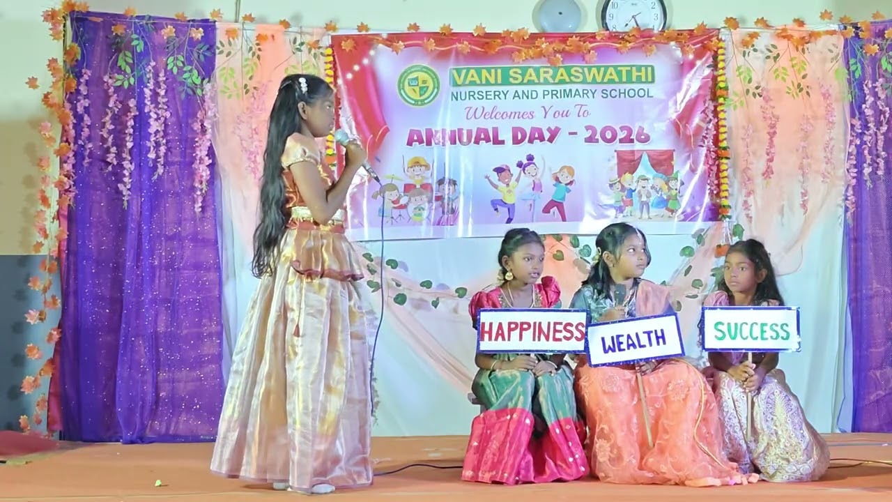 Annual Day Celebration 2026 - Happiness Skit Performance - VaniSaraswathi Primary School