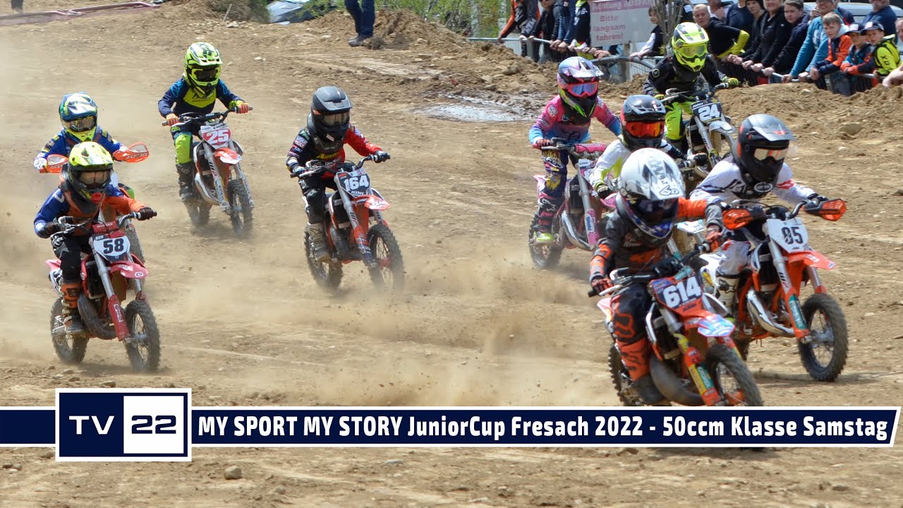 MOTOR TV22: Motocross Kids 50ccm Tag 1 MY SPORT MY STORY Liqui Moly Euro JuniorCup in Fresach 2022