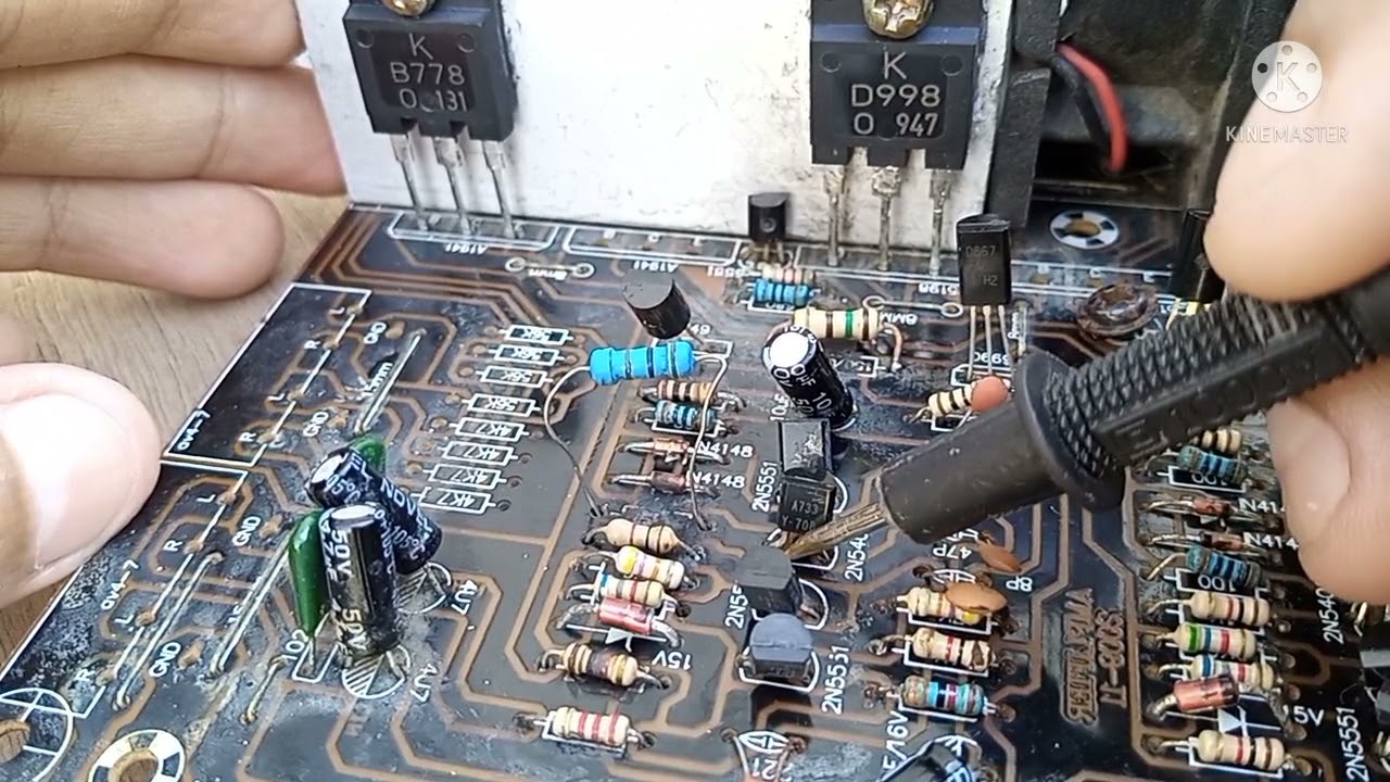 Corrigiendo amplificador mal reparado #amplifier  #amplificador #audio