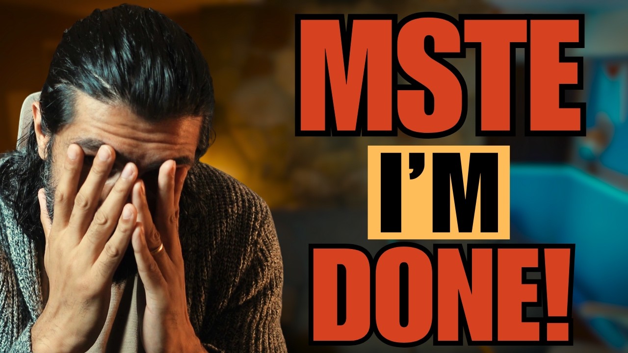 С меня хватит MSTE... Это уже слишком!