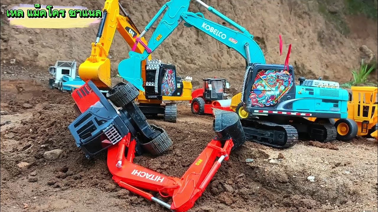 ดินยุบตัว ทำให้แม็คโครพิคว่ำ sK200-8 CAT320d2 ต้องเร่งเข้ามาช่วยด่วน!! คนขับเจ็บหนัก55 ep.194