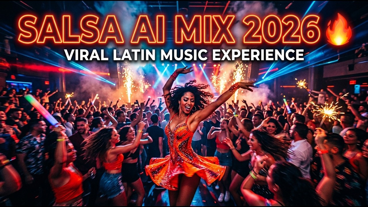 Salsa AI Playlist 2026 💃 Emotional Latin Night Music | Viral Salsa Beats Mix