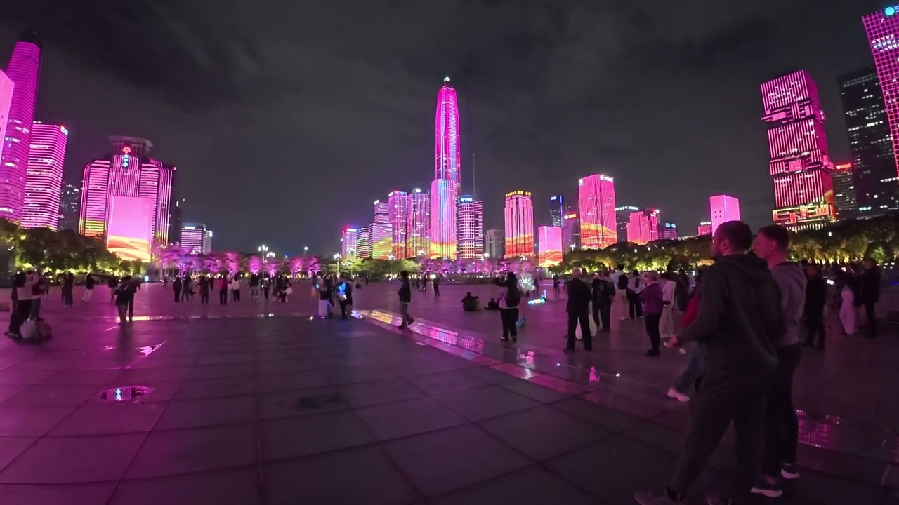 Shenzhen Light Show at Civic Center