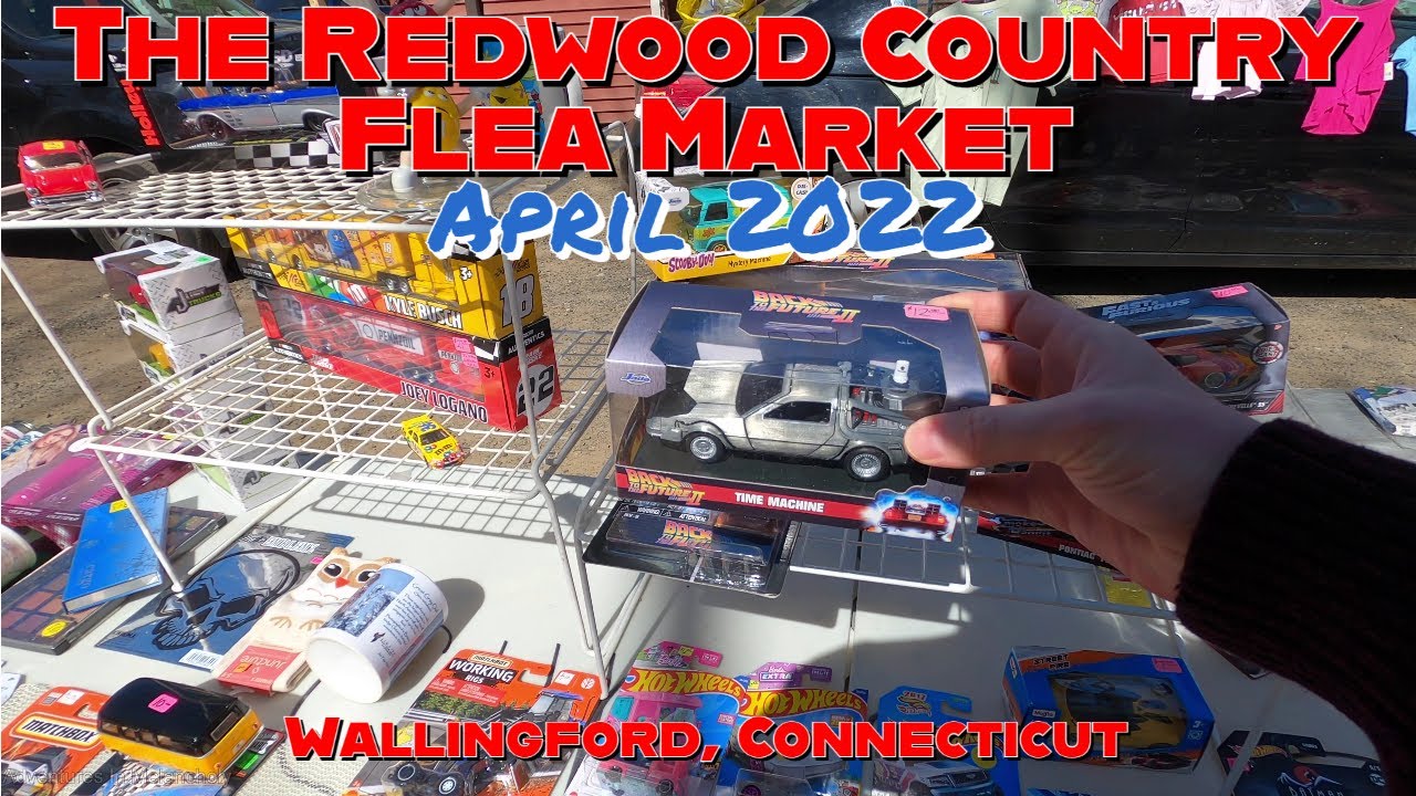 A Full Walkthrough of the Redwood Country Flea Market in Wallingford, Connecticut. April 2022.