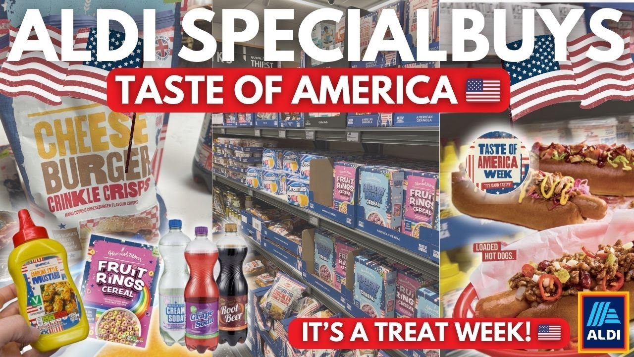 ALDI Specialbuys This Week 🇺🇸 | Taste of America Taste Test (What I’d Buy Again)